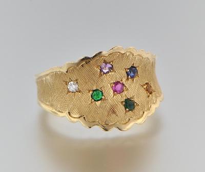 A Vintage "DEAREST" Ring 14k yellow