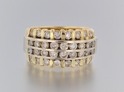 A Ladies Diamond Cluster Ring b5aa5