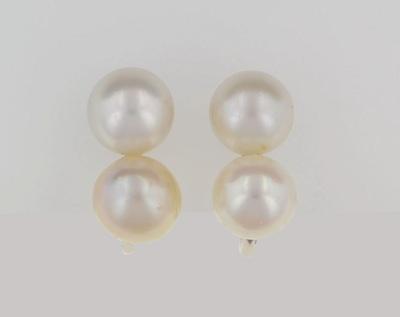 A Pair of Vintage Double Pearl