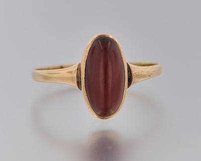 A Ladies Antique Carnelian Ring b5aed