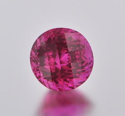 An Unmounted 12 89 Carat Pink Topaz b5b57
