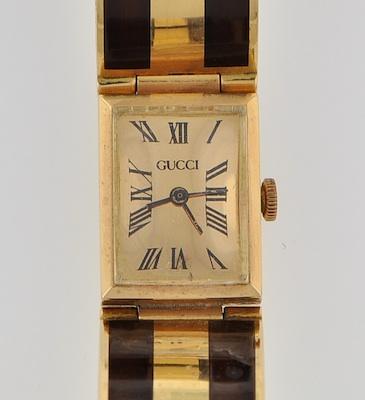 A Lady s 18k Gold and Enamel Watch b5b61