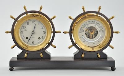 Chelsea Ships Bell Clock with Barometer