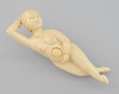 A Carved Ivory Doctor's Model The