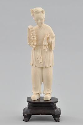 A Carved Ivory Figure ca Late b5b8e