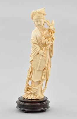 A Chinese Carved Ivory Standing b5ba3