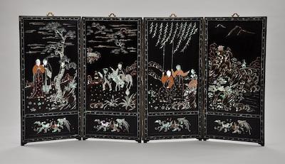 A Korean Folding Screen ca mid 20th b5bc7