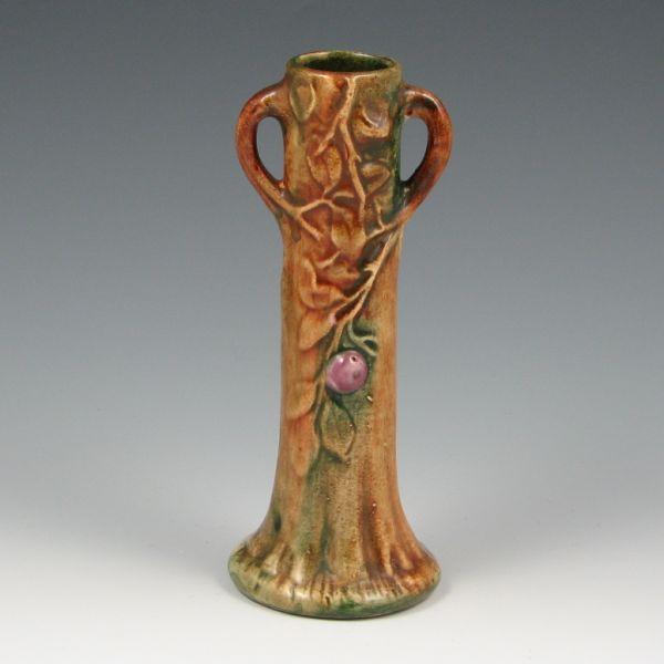Weller Woodcraft bud vase.  Marked