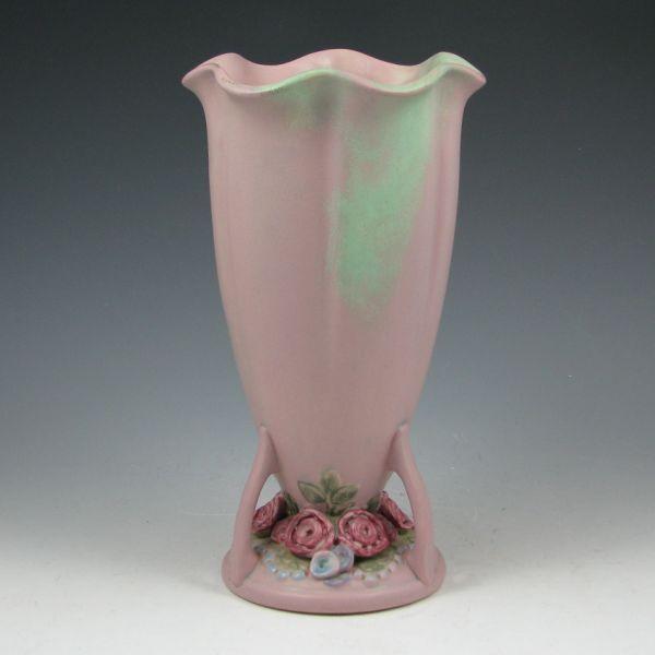Weller Melrose vase with handled base