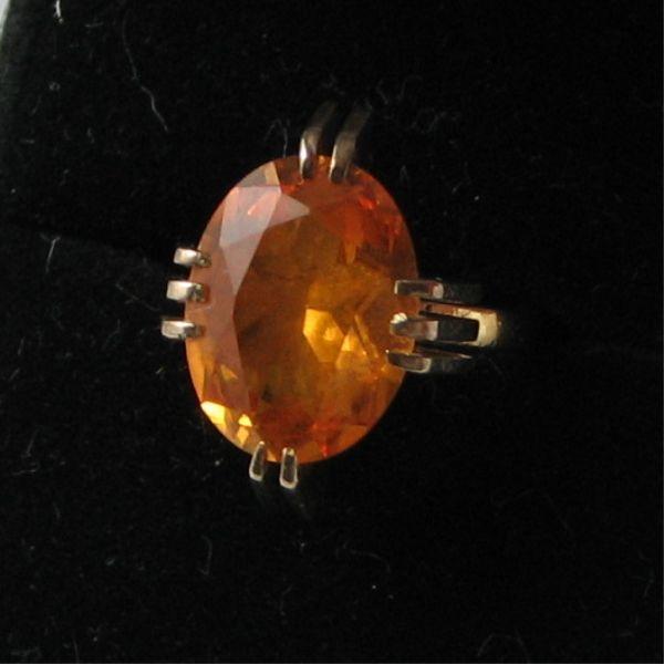 Ladies' 14K gold and citrine fashion