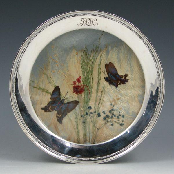 Black, Starr & Frost plate with sterling