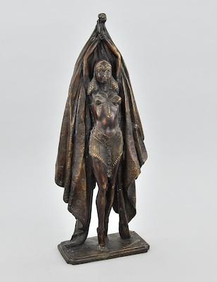 Egyptian Dancer Bronze Sculpture b63b2