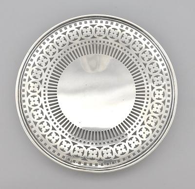 A Sterling Silver Reticulated Dish b63dd