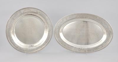 Two Sterling Silver Serving Trays b63e0