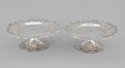 A Pair Of Sterling Silver Tazzas b63ea