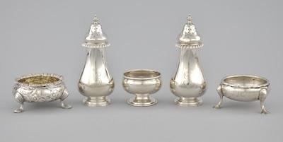 A Group of Sterling Silver Salt