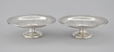 A Pair of Sterling Silver Tazzas by