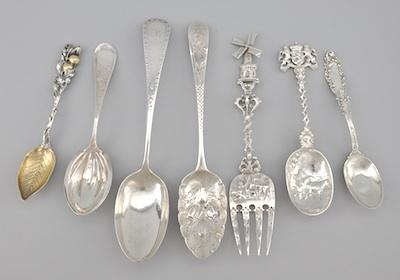 A Mixed Lot of Silver Utensils