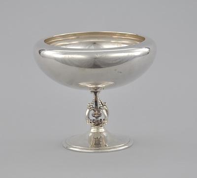 A Sterling Silver Compote by J  b640f