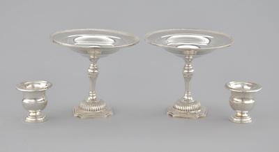 A Pair of Sterling Silver Compotes b6430