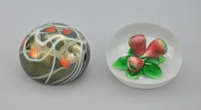 Two Art Glass Paperweights The b646a