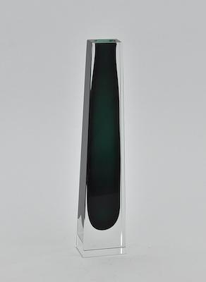 A Contemporary Moser Glass Vase