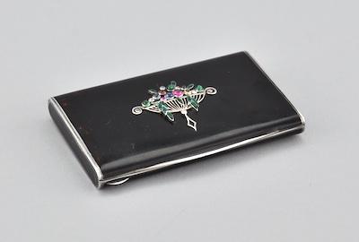 A European Art Deco Silver Enamel b647f