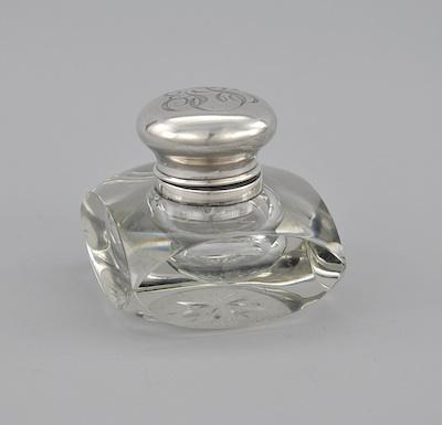 An Elegant Sterling Silver and Glass