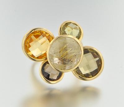 An Interesting Citrine Ring Set b64e4