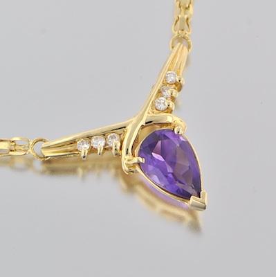 A Delicate Amethyst and Diamond b651c