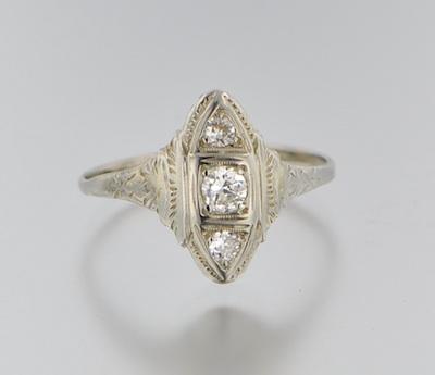 An Art Deco Style Diamond Ring