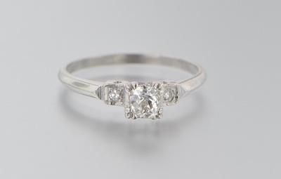 A Platinum and Diamond Engagement