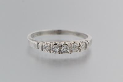 A Platinum and Diamond Band Platinum