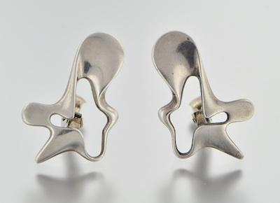 A Pair of Georg Jensen Sterling Silver