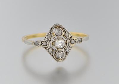 A Delicate Ladies' Gold and Diamond
