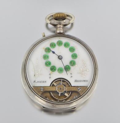 A European Silver Pocket Watch with