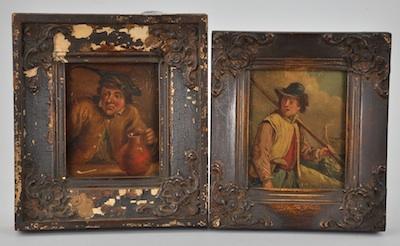 Two Antique Dutch Style Paintings  b62e0
