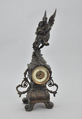 Cupid and Psyche Bronze Clock Cupid b6600