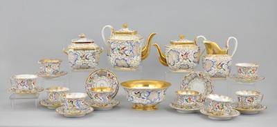 An Old Paris Porcelain Tea Service