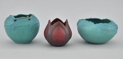 Three Van Briggle Glazed Ceramic