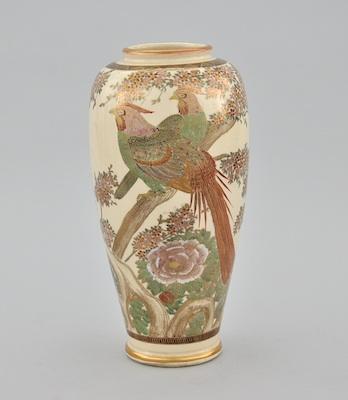 A Fine Satsuma Vase Approx 9 3 4 T b666a