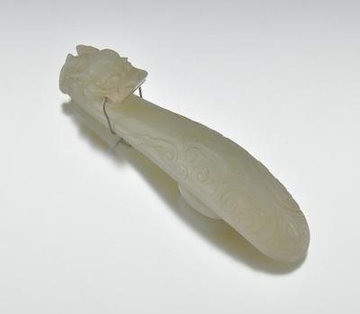 A Carved Jade Belt Hook Chinese b668e