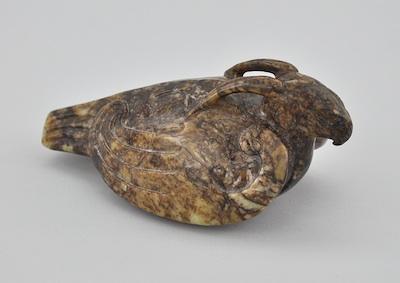 A Chinese Carved Hardstone Bird b6696
