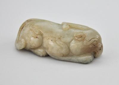 A Chinese Carved Hardstone Mythical b6697