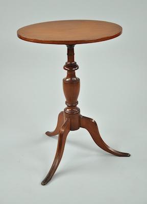 A Tilt Top Candle Stand Table In
