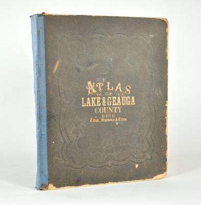 Lake Geauga County Atlas Ohio b6738