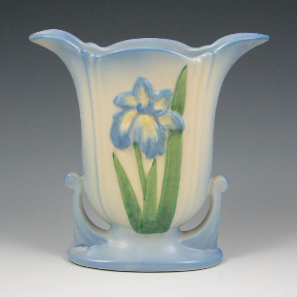 Camark vase with floral design.