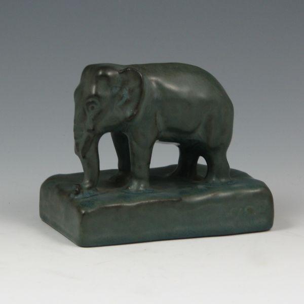 Rookwood elephant paperweight from
