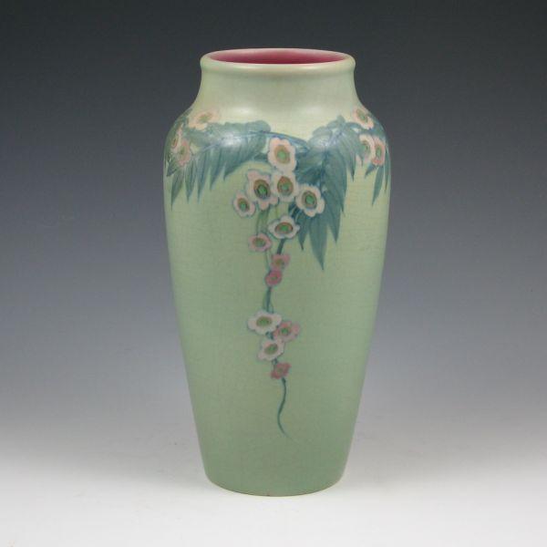 Rookwood floral Vellum Glaze vase b71c6