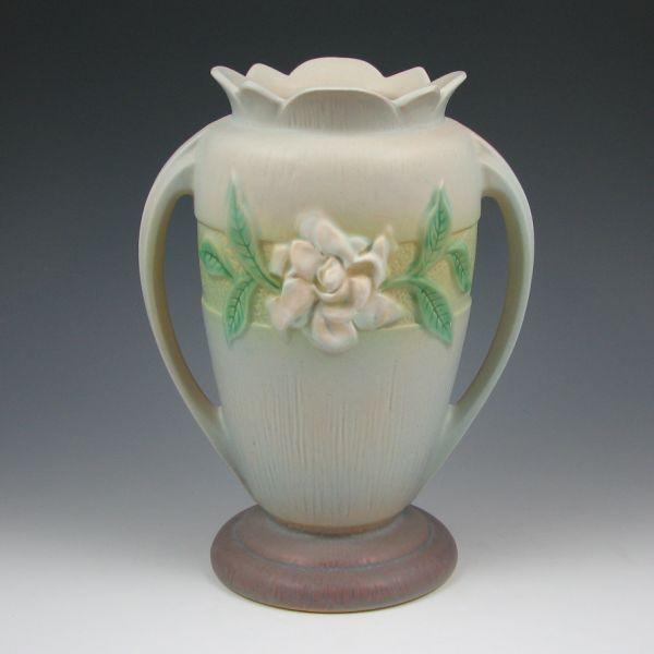Roseville Gardenia handled vase